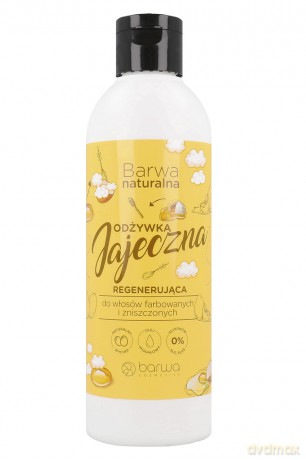 BARWA Naturalna Odżywka do włosów Jajeczna Regenerująca 200 ml