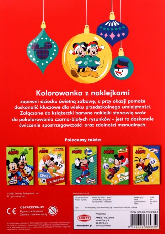 Disney Miki. Kolorowanka z naklejkami [KSIĄŻKA]