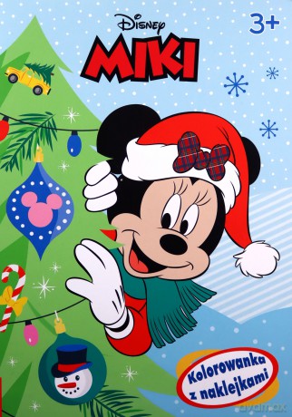 Disney Miki. Kolorowanka z naklejkami [KSIĄŻKA]