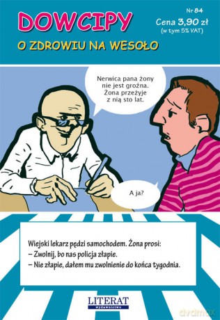 Dowcipy Nr 84 O zdrowiu na wesoło - Przemysław Adamczewski [KSIĄŻKA]