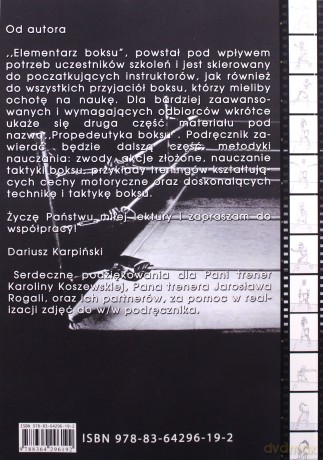 Elementarz Boksu - Dariusz Karpiński [KSIĄŻKA]