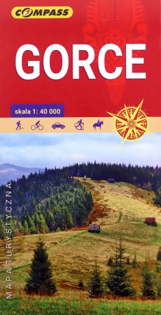 Gorce mapa turystyczna 1:40 000
