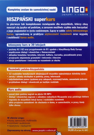 Hiszpański Superkurs Nowy kurs z rozmówkami [KSIĄŻKA]