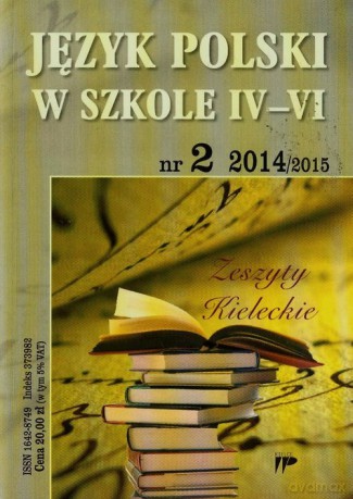 Język polski w szkole IV-VI 2 2014/2015 [KSIĄŻKA]