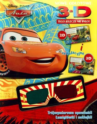 Auta Trójwymiarowa Opowieść + Okulary 3D [KSIĄŻKA]
