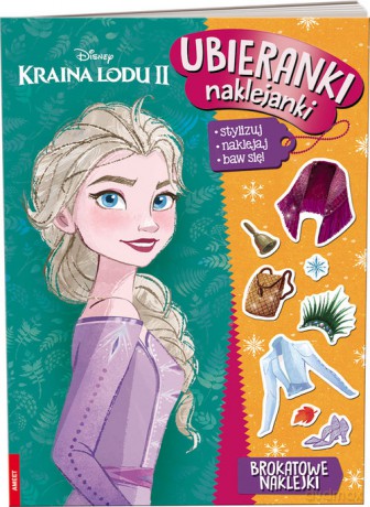Kraina lodu 2. Ubieranki, naklejanki [KSIĄŻKA]