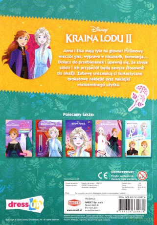 Kraina lodu 2. Ubieranki, naklejanki [KSIĄŻKA]