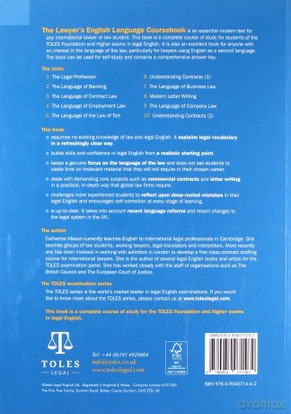 Lawyers English Language Coursebook - Catherine Mason [KSIĄŻKA]