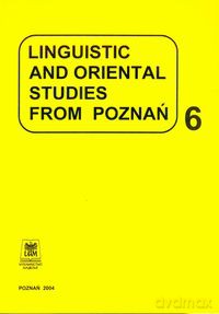 Linguistic and oriental studies from Poznań cz.6 [KSIĄŻKA]