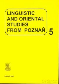 Linguistic and oriental studies from Poznań vol. 5 - Alfred Majewicz [KSIĄŻKA]