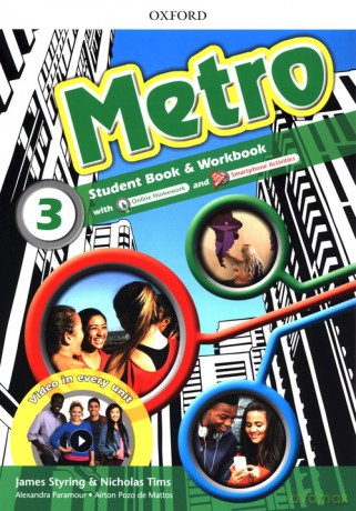 Metro 3 Student Book and Workbook Pack - Nicholas Tims, James Styring [KSIĄŻKA]