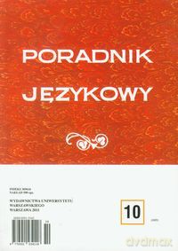Poradnik językowy 10/2011 [KSIĄŻKA]