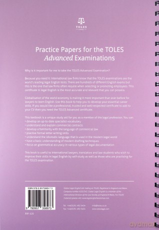 Practice Papers for Toles Advanced Book 1 [KSIĄŻKA]