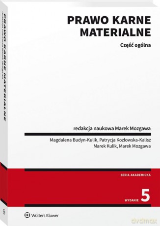 Prawo karne materialne Część ogólna [KSIĄŻKA]