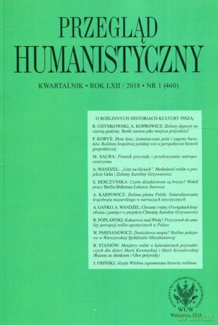 Przegląd humanistyczny 2018/1 [KSIĄŻKA]