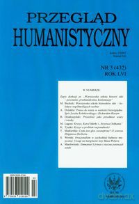 Przegląd humanistyczny 3/2012 [KSIĄŻKA]