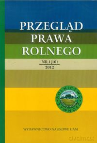 Przegląd Prawa Rolnego 1 (10) 2012 [KSIĄŻKA]