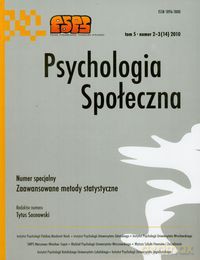 Psychologia społeczna 5 nr 2-3(14)2010 [KSIĄŻKA]