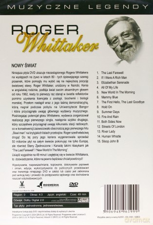Muzyczne legendy: Roger Whittaker. Nowy świat [DVD]+[CD]