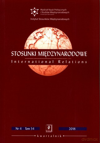 Stosunki Międzynarodowe 4/2018 (Tom 54) [KSIĄŻKA]