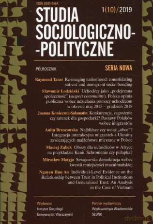 Studia Socjologiczno-Polityczne 1/10/2019 [KSIĄŻKA]