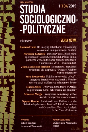 Studia Socjologiczno-Polityczne 1/10/2019 [KSIĄŻKA]