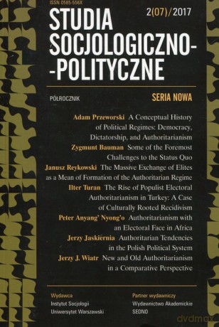 Studia Socjologiczno-Polityczne 2/07/2017 [KSIĄŻKA]