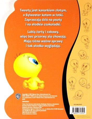 Baby Looney Tunes Tweety Zabawa w Chowanego (twarda) [KSIĄŻKA]