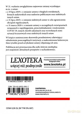 Ustawa o rachunkowości [KSIĄŻKA]