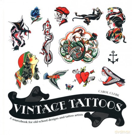 Vintage Tattoos - Carol Clerk [KSIĄŻKA]