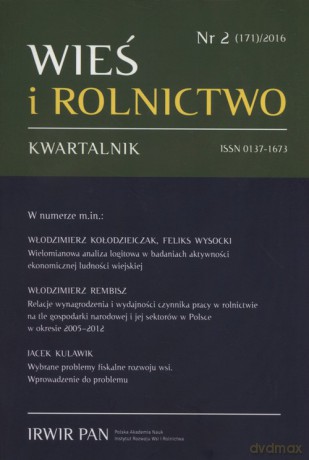 Wieś i rolnictwo 2/2016 [KSIĄŻKA]