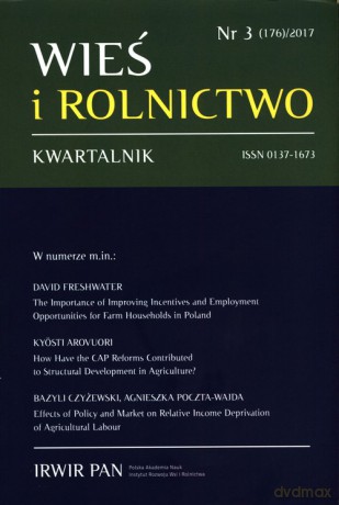 Wieś i Rolnictwo 2017/3 (176) [KSIĄŻKA]