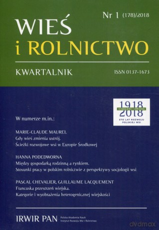 Wieś i rolnictwo 2018/1 [KSIĄŻKA]