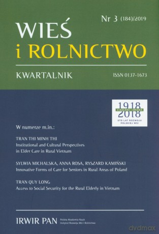 Wieś i rolnictwo 3/2019 (184) [KSIĄŻKA]
