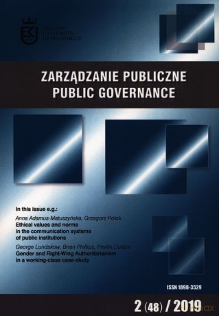 Zarządzanie publiczne 2 (48) 2019 [KSIĄŻKA]
