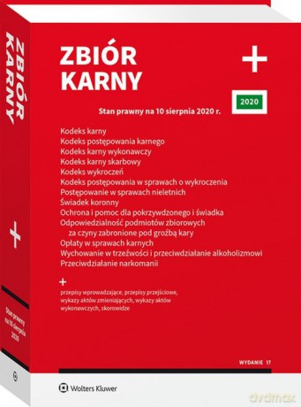 Zbiór karny PLUS 2020 [KSIĄŻKA]