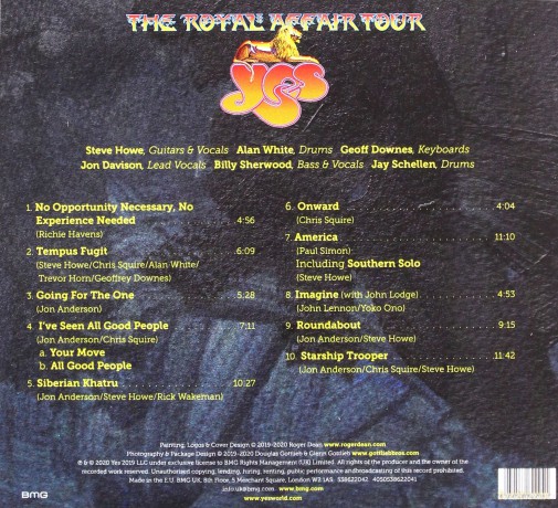 Yes: The Royal Affair Tour [CD]