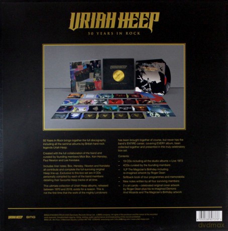 Uriah Heep: 50 Years In Rock [Winyl]+[23CD]