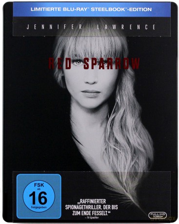Red Sparrow (Czerwona jaskółka) (steelbook) [Blu-Ray]+[DVD]