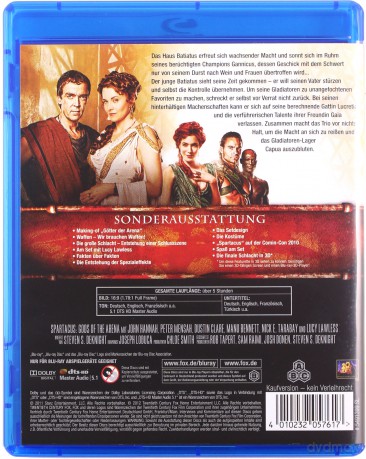 Spartacus - Gods of the Arena (Spartakus: Bogowie areny) [3xBlu-Ray]