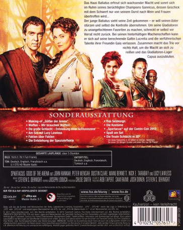 Spartacus - Gods of the Arena (Spartakus: Bogowie areny) [3xBlu-Ray]