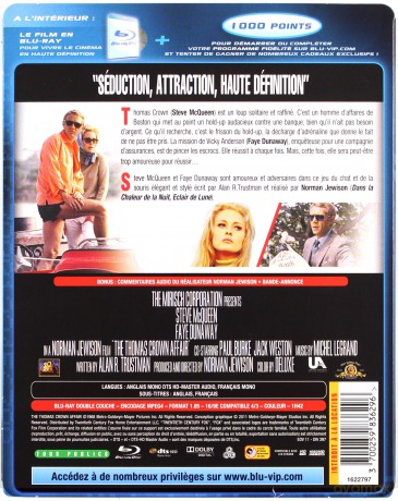 The Thomas Crown Affair (Sprawa Thomasa Crowna) [Blu-Ray]