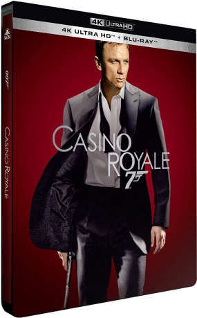 007 James Bond Casino Royale (steelbook) [Blu-Ray 4K]+[Blu-Ray]