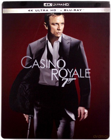 007 James Bond Casino Royale (steelbook) [Blu-Ray 4K]+[Blu-Ray]