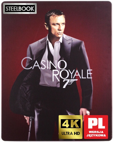 007 James Bond Casino Royale (steelbook) [Blu-Ray 4K]+[Blu-Ray]