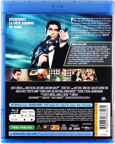 007 James Bond Licence to Kill (Licencja na zabijanie) [Blu-Ray]