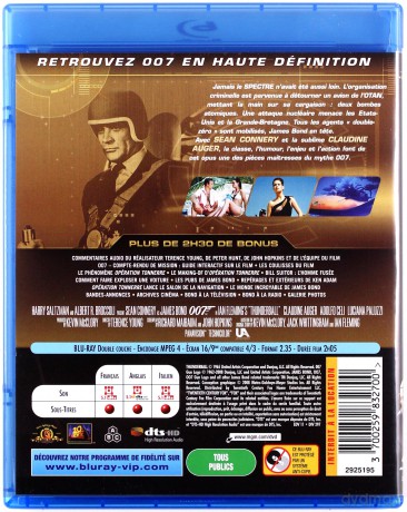007 James Bond Thunderball (Operacja Piorun) [Blu-Ray]