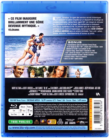 007 James Bond Dr. No (Doktor No) [Blu-Ray]
