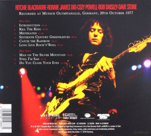 Rainbow: Live In Munich (digipack) [2CD]