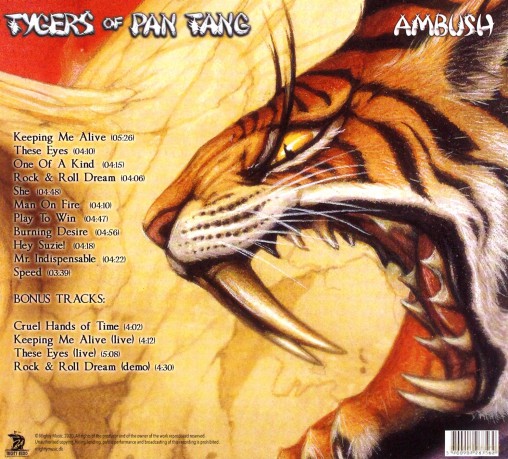 Tygers Of Pan Tang: Ambush [CD]